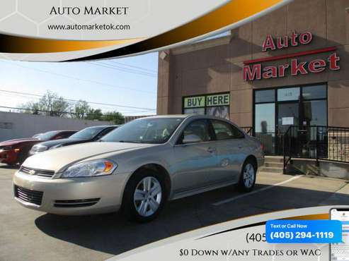 2010 Chevrolet Chevy Impala LS 4dr Sedan $0 Down WAC/ Your Trade -... for sale in Oklahoma City, OK