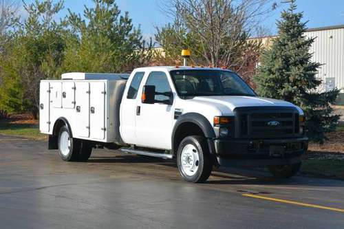 2009 Ford F550 4x4 Ext. Cab Service-Utility Truck - cars & trucks -... for sale in Crystal Lake, WI