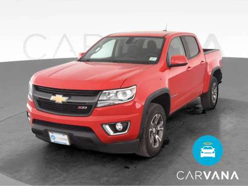 2015 Chevy Chevrolet Colorado Crew Cab Z71 Pickup 4D 5 ft pickup Red... for sale in Eau Claire, WI