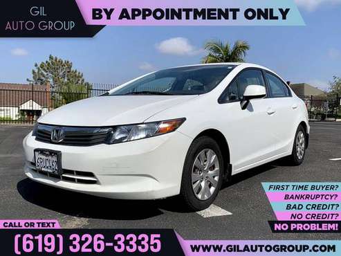2012 Honda Civic LX Sedan 4D 4 D 4-D FOR ONLY 181/mo! - cars & for sale in San Diego, CA
