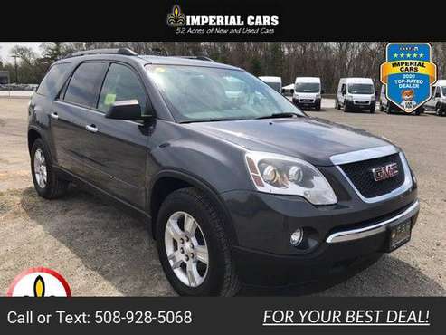2012 GMC Acadia SL suv Gray - - by dealer - vehicle for sale in Mendon, MA