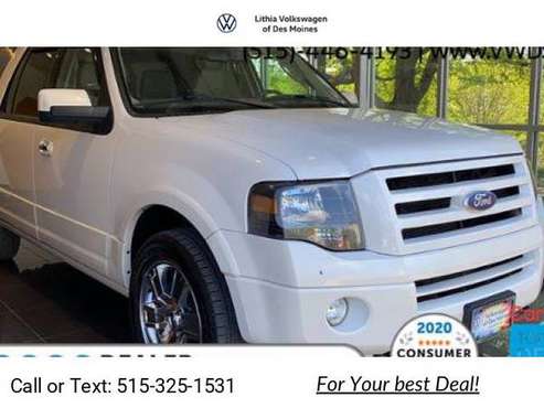 2010 Ford Expedition EL Limited suv White - - by for sale in Johnston, IA
