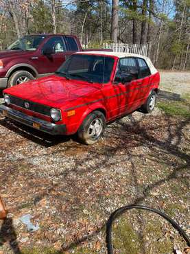 1981 VW Rabbit convertible - cars & trucks - by owner - vehicle... for sale in Armuchee, GA