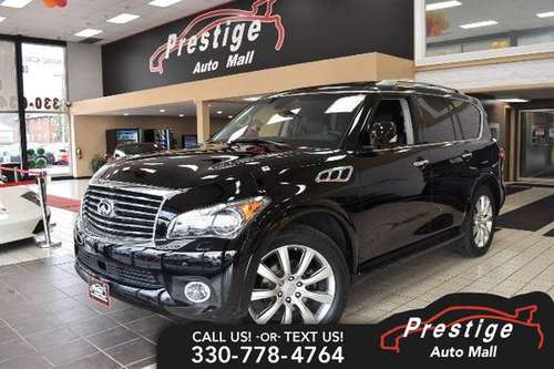 2012 INFINITI QX56 8-passenger - cars & trucks - by dealer - vehicle... for sale in Cuyahoga Falls, OH