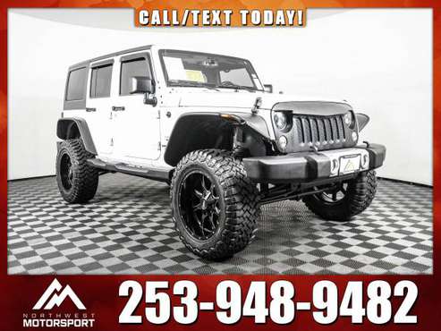 *WE DELIVER* Lifted 2017 *Jeep Wrangler* Unlimited Sahara 4x4 - cars... for sale in PUYALLUP, WA