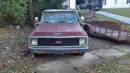 71 Chevy 3/4 ton truck for sale in Frederick, MD