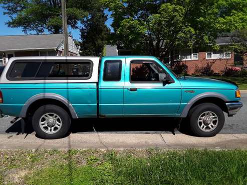 1994 Ford Ranger XLT w/ camper shell !!! REDUCED - cars & trucks -... for sale in Charlottesville, VA