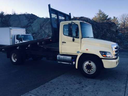 2015 Hino 268A 16ft Flatbed Dump truck - cars & trucks - by dealer -... for sale in Slatersville, MA