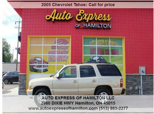 2005 Chevrolet Tahoe 999 Down TAX Buy Here Pay Here for sale in Hamilton, OH