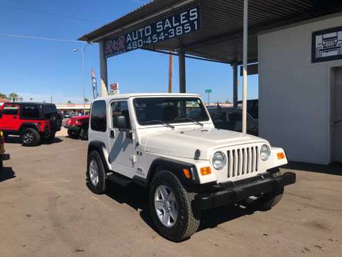 2005 Jeep Wrangler Hard Top Automatic White for sale in Mesa, AZ