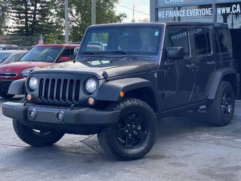 2017 JEEP WRANGLER UNLIMITED>> $2000 DOWN PAYMENT - cars & trucks -... for sale in Miami, FL