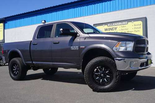 Lifted 2014 Ram 1500 Outdoorsman 4X4 Crew Cab 5 7L V8 HEMI for sale in Kittitas, OR