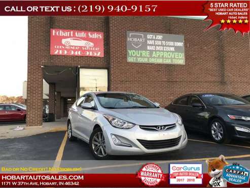 2014 HYUNDAI ELANTRA SE $500-$1000 MINIMUM DOWN PAYMENT!! CALL OR... for sale in Hobart, IL