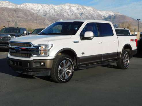 2018 *Ford* *F-150* *KING RANCH FX4* WHITE - cars & trucks - by... for sale in American Fork, NV