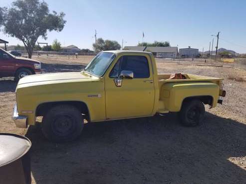 1981 Chevy C10 squarebody Shortbed pickup - cars & trucks - by owner... for sale in Palo Verde, AZ