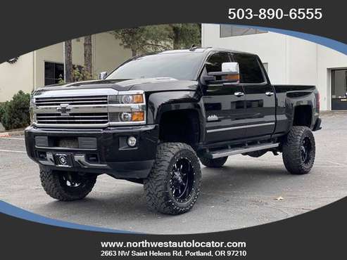2015 CHEVY SILVERADO HIGH COUNTRY CREW CAB 4X4 2500HD DURAMAX!!! BDS... for sale in Portland, OR