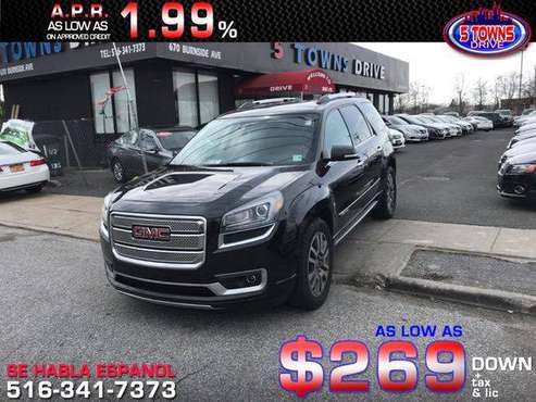 2014 GMC Acadia Denali **Guaranteed Credit Approval** for sale in Inwood, NY