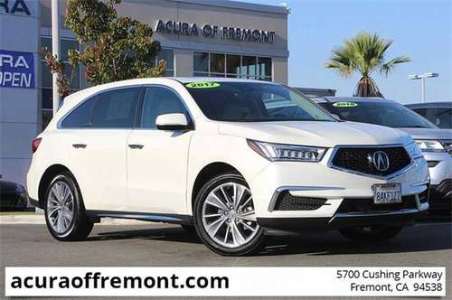 Certified*2017 Acura MDX SUV ( Acura of Fremont : CALL ) - cars &... for sale in Fremont, CA