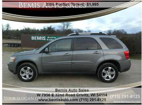 2006 PONTIAC TORRENT AWD EQUINOX - cars & trucks - by dealer -... for sale in Crivitz, WI