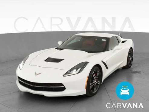 2017 Chevy Chevrolet Corvette Stingray Coupe 2D coupe White -... for sale in Long Beach, CA
