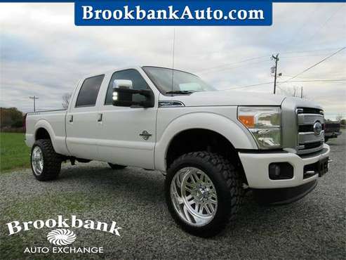 2015 FORD F250 SUPER DUTY PLATINUM, White APPLY ONLINE->... for sale in Summerfield, TN