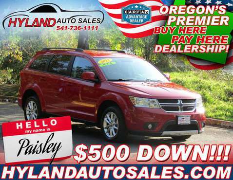 2015 DODGE JOURNEY SXT ALL WHEEL DRIVE @ HYLAND AUTO SALES👍 - cars &... for sale in Springfield, OR
