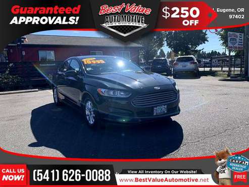 2015 Ford Fusion S FOR ONLY $211/mo! - cars & trucks - by dealer -... for sale in Eugene, OR