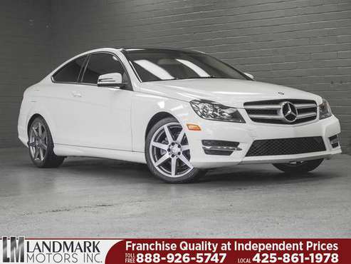 2013 *Mercedes-Benz* *C-Class* *2dr Coupe C 250 RWD* for sale in Bellevue, WA