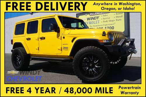 Pre-Owned 2020 Jeep Wrangler Unlimited Sahara 4X4 for sale in Kittitas, WA
