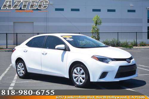 2016 Toyota Corolla LE Financing Available For All Credit! for sale in Los Angeles, CA