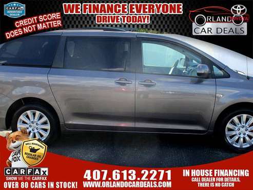 2014 Toyota Sienna NO Credit Check Loans--- Buy Here Pay Here--- In... for sale in Maitland, FL