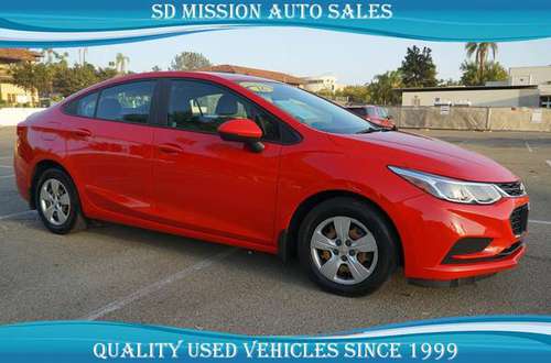 2016 Chevrolet Cruze*LS*Automatic*Low Miles* for sale in Vista, CA