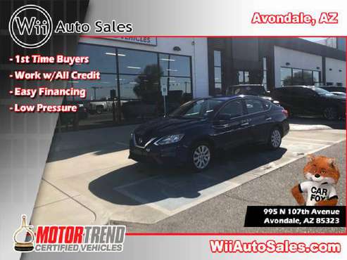 !P5902- 2018 Nissan Sentra S We work with ALL CREDIT! 18 sedan -... for sale in Cashion, AZ
