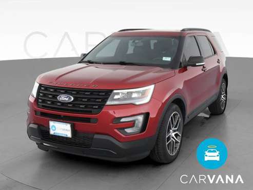 2017 Ford Explorer Sport SUV 4D suv Red - FINANCE ONLINE - cars &... for sale in Washington, District Of Columbia