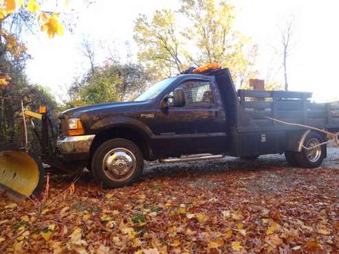 2000 Ford F450 9' foot Plow 12'foot Bed for sale in Fall River, MA