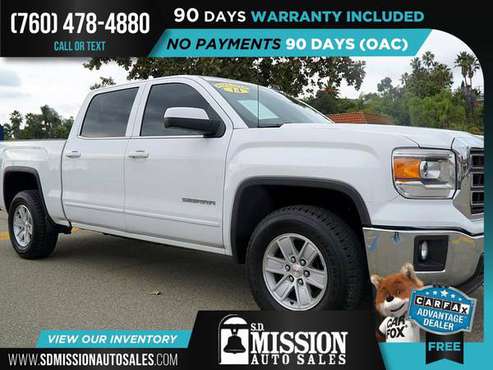 2014 GMC Sierra 1500 SLE FOR ONLY $388/mo! - cars & trucks - by... for sale in Vista, CA