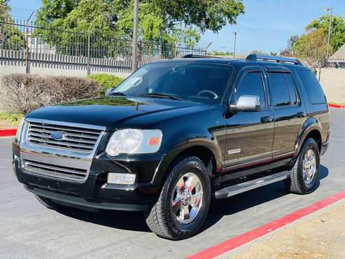clean title 2007 FORD EXPLORER LIMITED 4WD 3rd seaets 3 MONTH for sale in Sacramento , CA