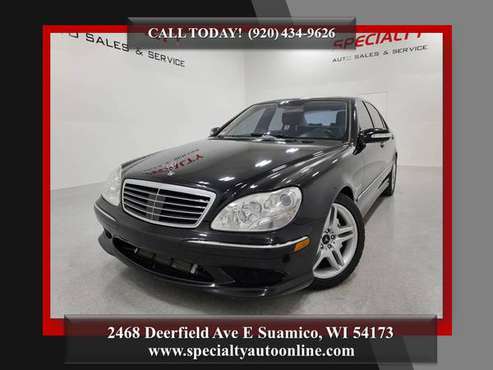 2005 Mercedes-Benz S55 AMG Supercharged! Nav! 493HP/516TQ! NO RUST!... for sale in Suamico, WI