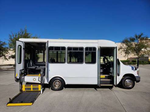 2013 Ford Econoline E350 Wheelchair 14 Pass Bus Cold AC Back Up... for sale in Palm Coast, FL