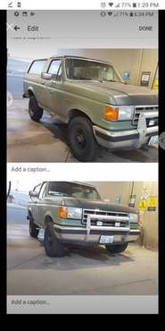 89 ford bronco manual v8 5.0 strong engine for sale in Wenatchee, WA
