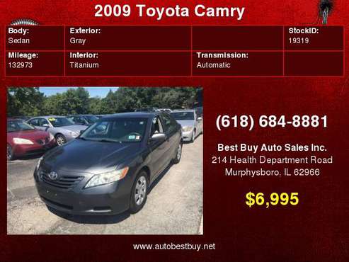 2009 Toyota Camry LE 4dr Sedan 5A Call for Steve or Dean for sale in Murphysboro, IL