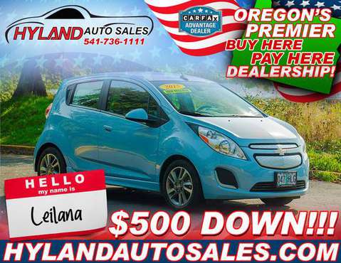 2015 CHEVROLET SPARK EV ELECTRIC *JUST $500 DOWN @ HYLAND AUTO... for sale in Springfield, OR