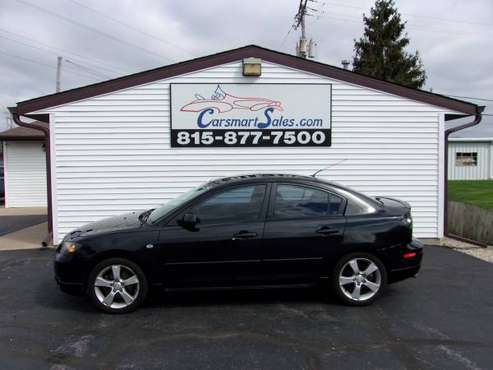 2006 Mazda 3 4DR S - sporty LQQKING ride - GAS SAVER - nice - LOADED for sale in Loves Park, IL
