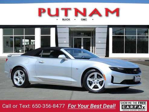 2019 Chevy Chevrolet Camaro Convertible 1LT Convertible Silver for sale in Burlingame, CA