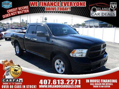 2016 Ram 1500 NO Credit Check Loans--- Buy Here Pay Here--- In House... for sale in Maitland, FL
