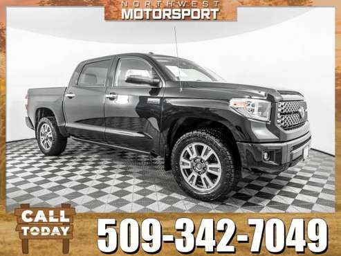 *SPECIAL FINANCING* 2018 *Toyota Tundra* Platinum 4x4 for sale in Spokane Valley, WA