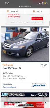 2007 Acura TL for sale in Bellmore, NY