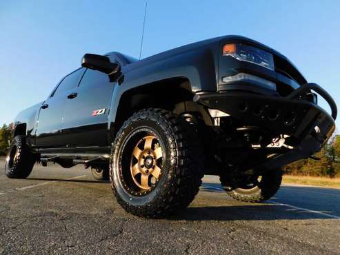3.5" LIFTED 16 CHEVY SILVERADO 1500 LTZ Z71 CREW 4X4 *TUNED 86K... for sale in KERNERSVILLE, NC