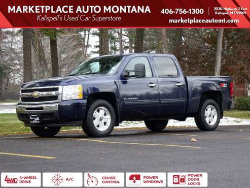 2010 CHEVROLET SILVERADO 1500 CREW CAB 4x4 4WD Chevy LT PICKUP 4D 5... for sale in Kalispell, MT