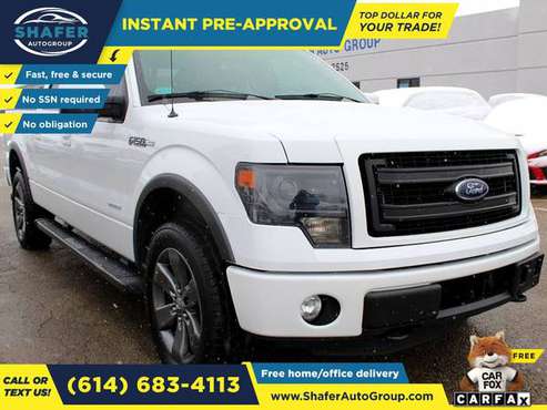 $338/mo - 2013 Ford F150 SUPERCREW - Easy Financing! - cars & trucks... for sale in Columbus, OH